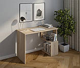 Комп'ютерний стіл IdealMebel КС-15, письмовий стіл з полками, стіл-стелаж, фото 2
