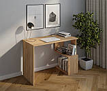 Комп'ютерний стіл IdealMebel КС-15, письмовий стіл з полками, стіл-стелаж, фото 6