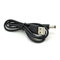 Кабель для планшета USB2.0(M)=> 5.5/2.1mm(M), 0,7м, Black, OEM от DOM-Energy