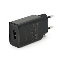 СЗУ BOROFONE BA68A 110-240V, 1xUSB, 5V/2,1A, Black, Blister-box от DOM-Energy