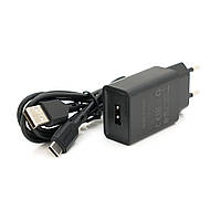 Набір BOROFONE BA68A СЗУ 1xUSB+ кабель Type-C, 2.1A, 1м, Black, Blister-box от DOM-Energy