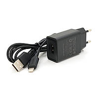 Набір BOROFONE BA68A СЗУ 1xUSB+ кабель iPhone, 2.1A, 1м, Black, Blister-box от DOM-Energy