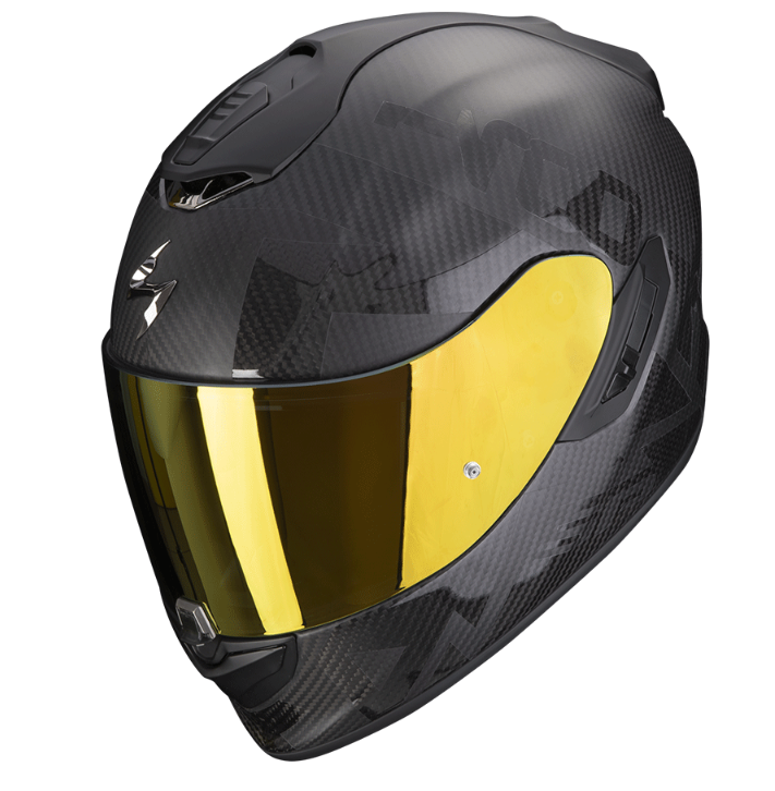Мотошолом Scorpion Exo-1400 Evo Carbon Air Cerebro black, фото 1