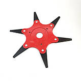 Ніж сегментний для мотокос 6 ножів, фото 2