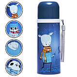 Термос із неіржавкої сталі для напоїв 350 мл NIGHT PREDATOR SP-Sport LD-B720, фото 4