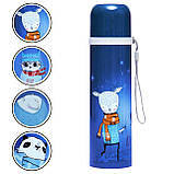 Термос із неіржавкої сталі для напоїв 500 мл NIGHT PREDATOR SP-Sport LD-B720SS, фото 2