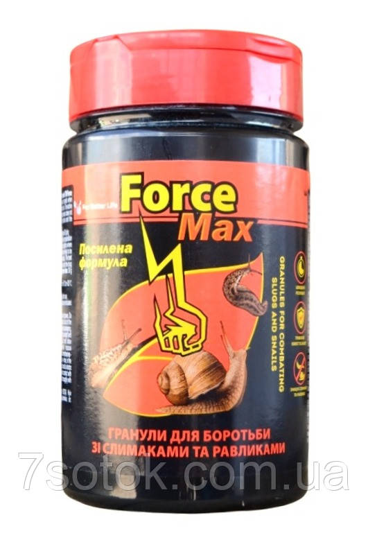 Засіб від слимаків та равликів, Force Max, в гарнулах, 150г