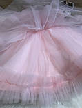 Нарядна сукня на дівчинку рожева зріст 116-122, 122-128, фото 5
