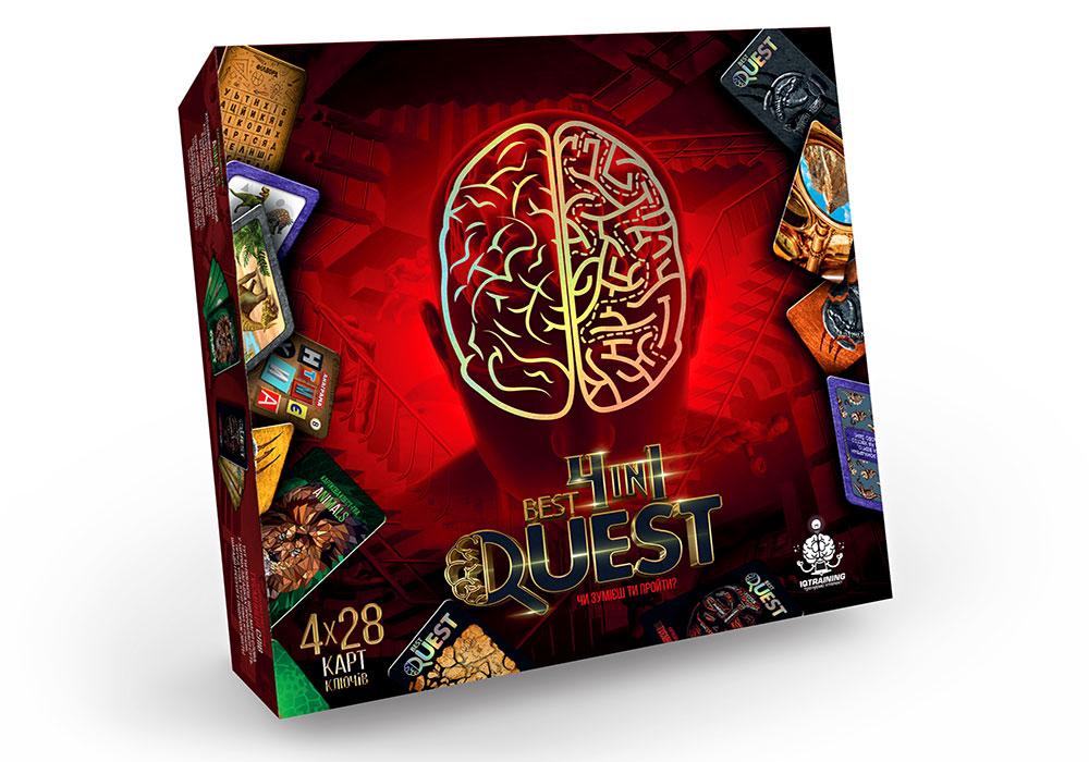 Карткова квест гра "BEST QUEST" 4 в 1