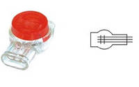 Скотч-лок ізольований з гелем тип К3 (100шт) Q100, Red от DOM-Energy