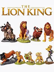Король Лев The Lion King набір іграшок ігрові фігурки Сімба, Тімон і Пумба, Нала, Рафіки, Шензі, Банзай та Ед 9 шт