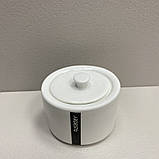 Цукорниця порцелянова 200 мл 8,8*7,8*7,5 см Ardesto AR3622P, фото 2