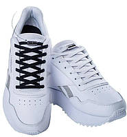 Шнурки еластичні для взуття з гвинтовим фіксатором без зав'язок (пара) білі