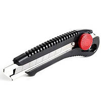 Ніж будівельний з фіксатором, 18 мм, Intertool HT-0502