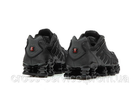 Кроссовки мужские и женские Nike Shox TL black / Найк Шокс черные
