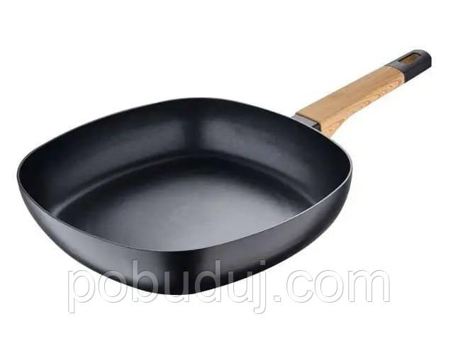 Сковорода гриль Bergner Earth black 28см (BG-34625-BK), фото 1