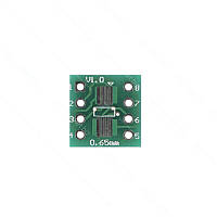 Макетная плата переходник SO8/SSOP8 - DIP8, двусторонняя