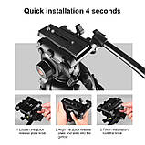 Штатив Puluz PU3047B, фото 4