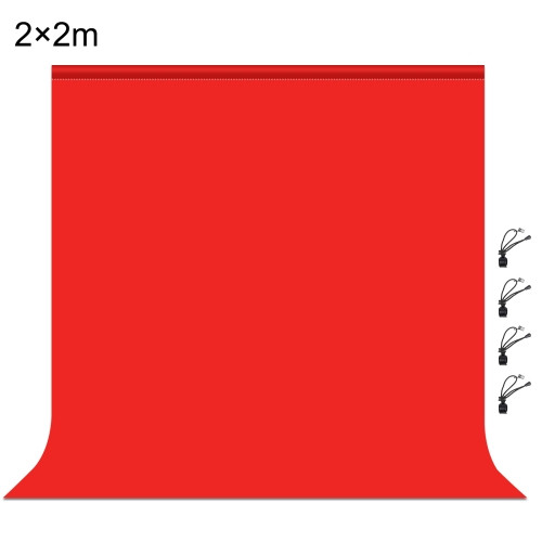 Фон студійний тканинний Puluz PU5207R red Chroma Key 2х2м