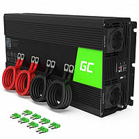 Инвертор преобразователь напряжения DC-AC Green Cell INV15 12V/230V 3000/6000W (INV15) Б3514-1