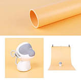 Фон для зйомки Visico PVC-1220 Orange (120x200см), фото 3