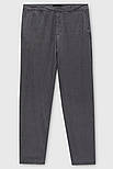 Льняні чоловічі штани Finn Flare BAS-20024-205 сірі S, фото 6