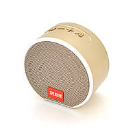 Колонка T8 Bluetooth 4.1 до 10m, 1х3W, 4Ω, 600mAh, 90dB, TF card/USB, DC 5V, Gold от DOM-Energy