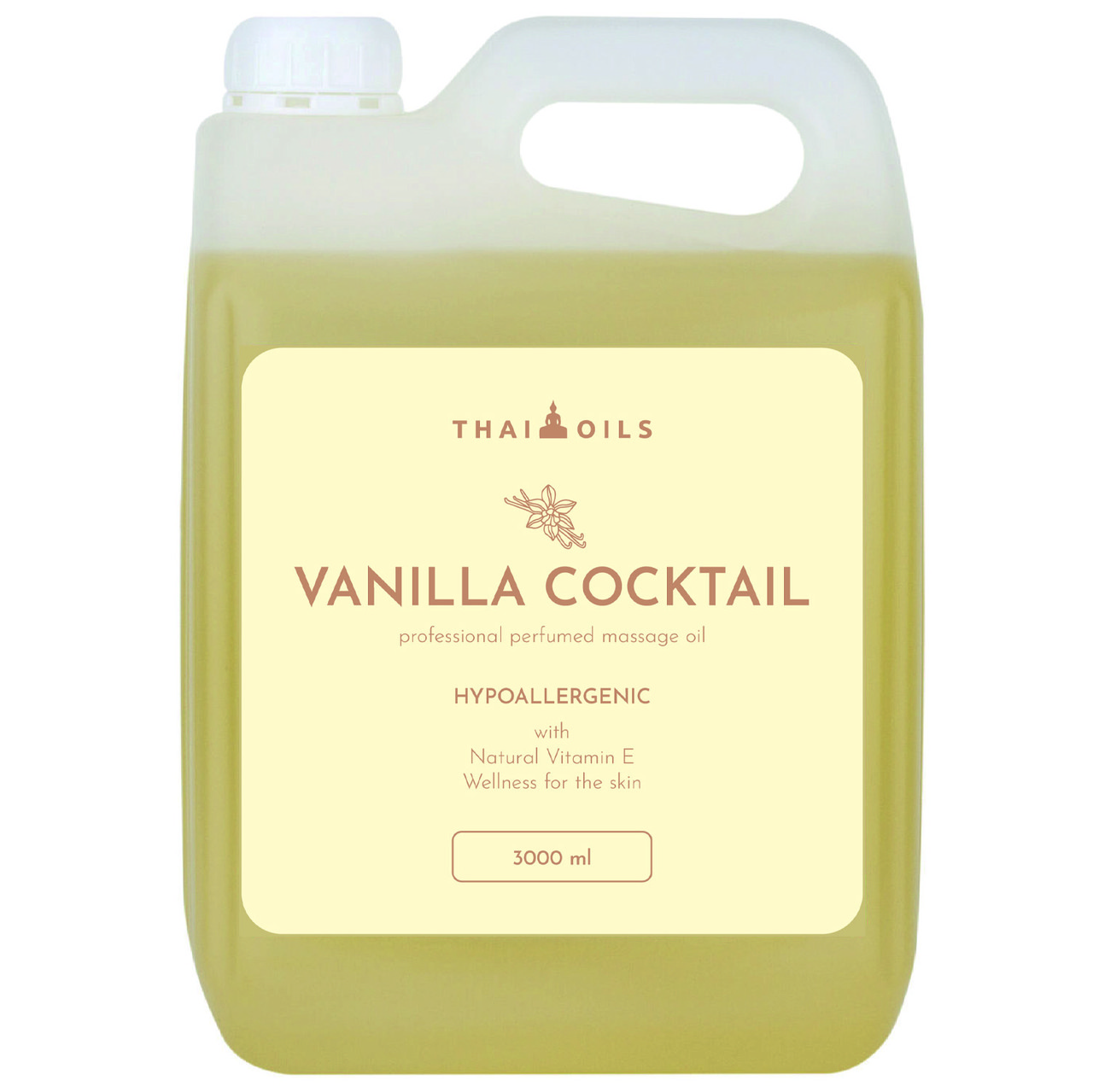 Професійна масажна олія «Vanilla cocktail» 3000 ml ванільна для масажу