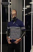 Мужская одежда Kiton, Темно-синяя мужская брендовая футболка, Футболка бренд турция