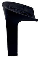 Каблук женский пластиковый 6045 р.2 Высота без набойки 5,9 см Черный