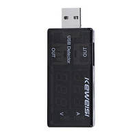 USB тестер Keweisi KWS-10VA напруги (3-8V) і струму (0-3A), Black от DOM-Energy