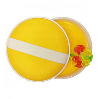 Детская игра "Ловушка" Metr+ M 2872 мяч на присосках 15 см Желтый, Toyman