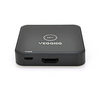 Перемикач двоскерований VEGGIEG V-HD01 HDMI2.0 з живлення через USB, підтримує 2Kx4K, 30Hz, Black, Box от