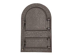 Дверцята чавунна спарена аркова Мікулін 330х530 (79) 13,2 кг ТМ БУЛАТ