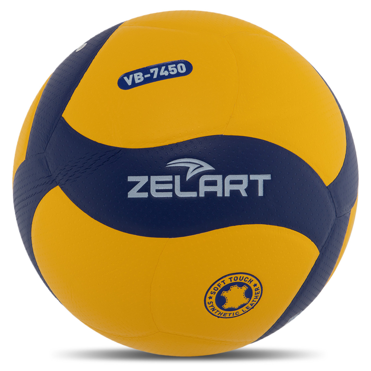 М'яч волейбольний №5 VB-7450 ZELART жовтий/синій