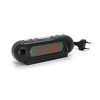 Електронний годинник VST-716, будильник, живлення від кабелю 220V, Red Light от DOM-Energy