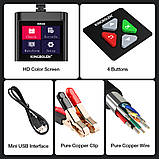 Автомобільний тестер акумуляторів KINGBOLEN BM560 (6V/12V) для машини, мотоцикла, фото 2