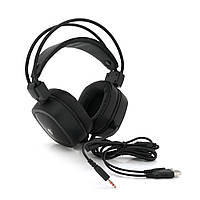 Навушники провідні Jedel GH-230, з мікрофоном та регулюванням гучності, Black, Box от DOM-Energy