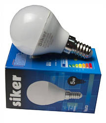 Лампочка світлодіодна Siker 5Вт E14 5штук