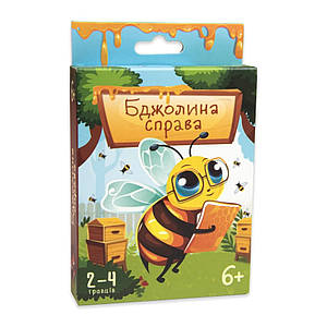 Карткова гра Strateg Бджолина справа розважальна українською мовою (30785)