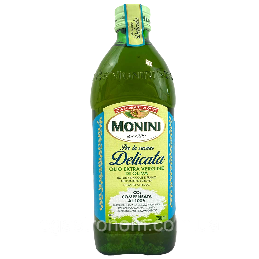 Олія оливкова делікатна Моніні Monini delicato 750ml 12шт/ящ (Код: 00-00016256)