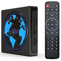 Смарт ТВ приставка Smart TV X98 Mini 4/64Gb Android TV box Андроид ТВ бокс Б2837-1