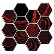 Декоративна ПВХ плитка на самоклейці 280х300х5мм Соти, ціна за 1 шт. (СПП-503) SW-00000667