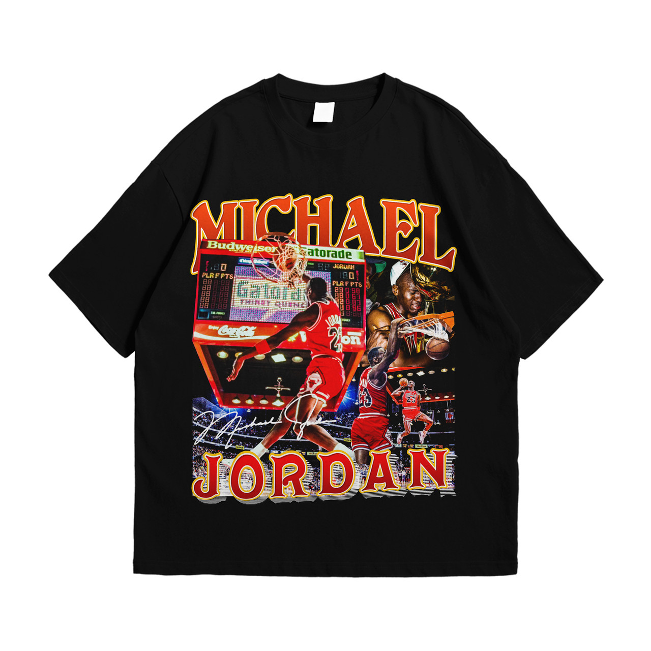 Футболка з принтом Michael Jordan NBA XL Чорний