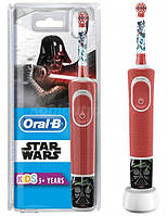 Электрическая зубная щетка детская Braun Oral-B Stages Power D100 Starwars Б4403-1