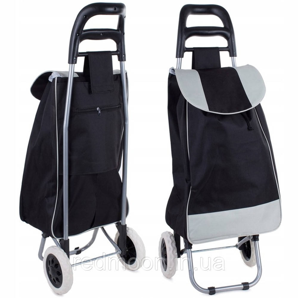 Сумка-візок господарський на колесах, до 130кг (95х35х30см) Чорний / Сумка для покупок на колесах, фото 1