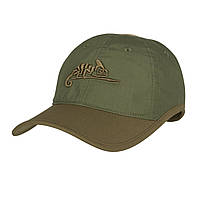 Бейсболка Helikon-LOGO CAP OLIVE GREEN/ADAPTIVE GREEN