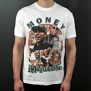 Футболка з принтом Floyd Mayweather S Білий, фото 1