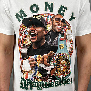 Футболка з принтом Floyd Mayweather S Білий, фото 3