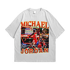 Футболка з принтом Michael Jordan NBA XL Білий, фото 4